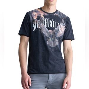 Buffalo David Bitton Black Graphic Tee